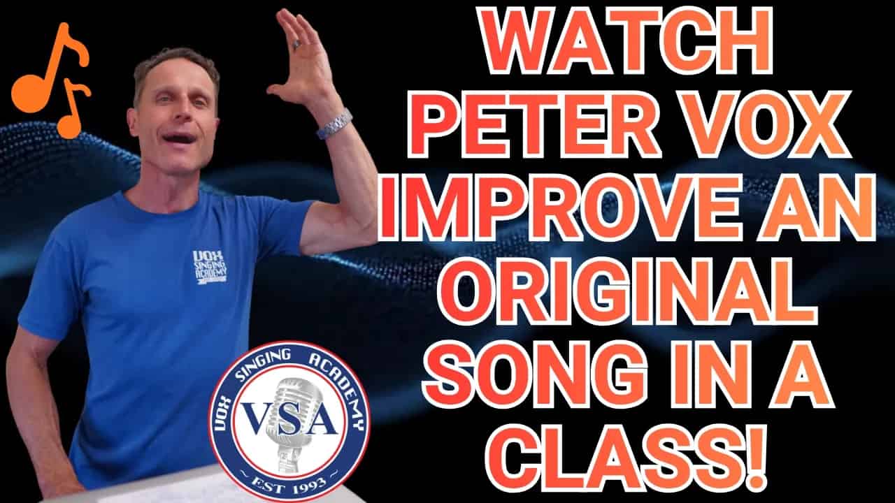 Watch Peter Vox Improve an Original Song in a Class!