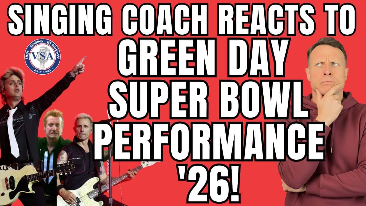 Singing Coach Reacts to Green Day Super Bowl Performance ’26!