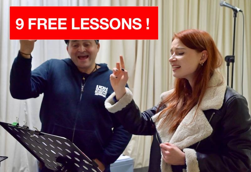 Special offer: 9 free singing lessons